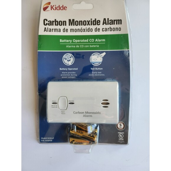 Kidde Battery Operated Carbon Monoxide Alarm  B47 - Picture 1 of 2